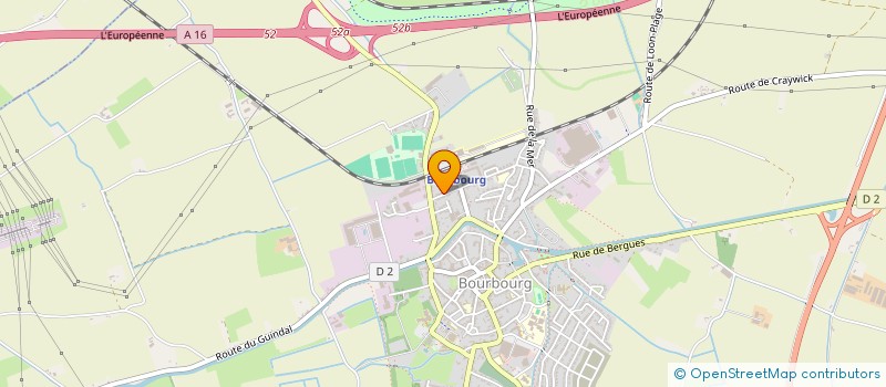 localisation de l'entreprise MONSIEUR FRANCIS SAILLY  BOURBOURG