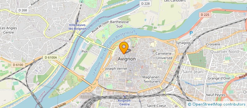 localisation de l'entreprise MONSIEUR FRANCIS SALVAT à AVIGNON