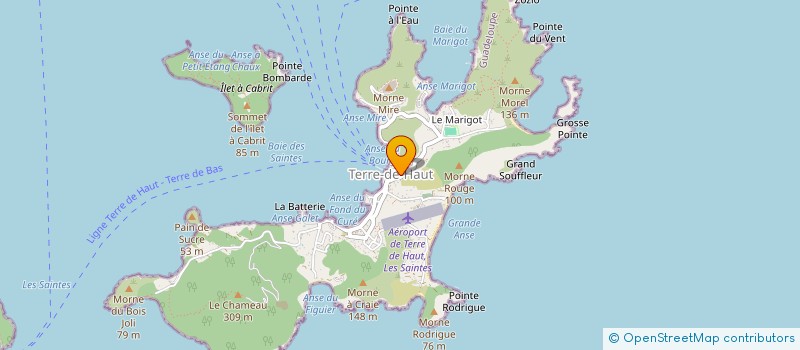 localisation de l'entreprise MONSIEUR FRANCIS SAMSON  TERRE-DE-HAUT