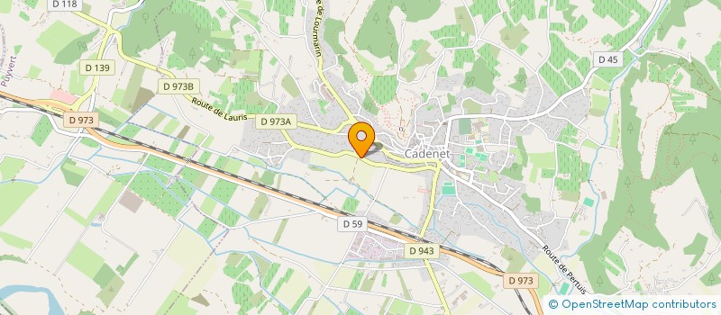 localisation de l'entreprise MONSIEUR FRANCIS SANZ  CADENET