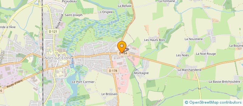 localisation de l'entreprise MONSIEUR FRANCIS SAUTJEAU  NORT SUR ERDRE