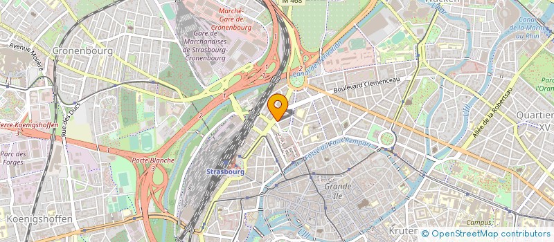 localisation de l'entreprise MONSIEUR FRANCIS SCHMITT à STRASBOURG