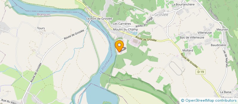 localisation de l'entreprise MONSIEUR FRANCIS SCHMITT  GROSLEE-SAINT-BENOIT