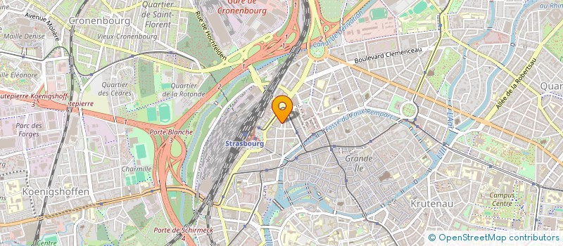 localisation de l'entreprise MONSIEUR FRANCIS SCHNEIDER à STRASBOURG