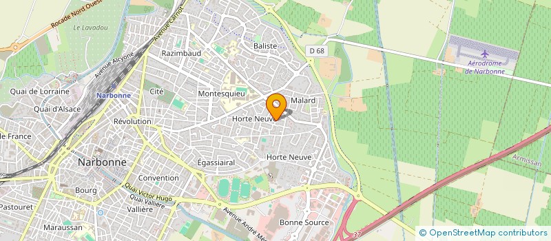 localisation de l'entreprise MONSIEUR FRANCIS SEGUI  NARBONNE