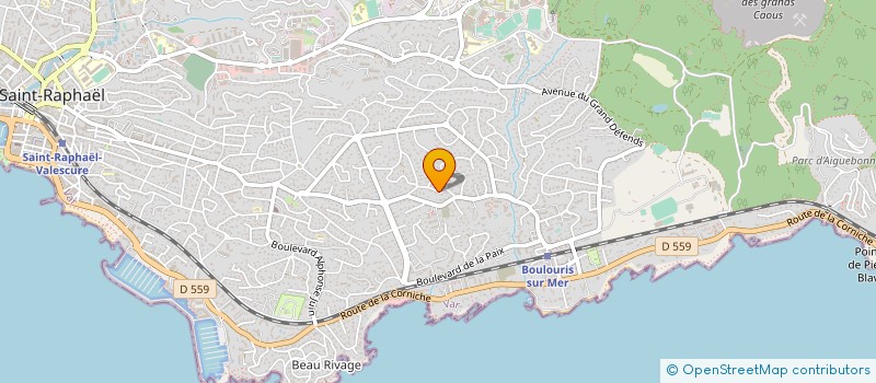 localisation de l'entreprise MONSIEUR FRANCIS SEGUIN  SAINT-RAPHAEL