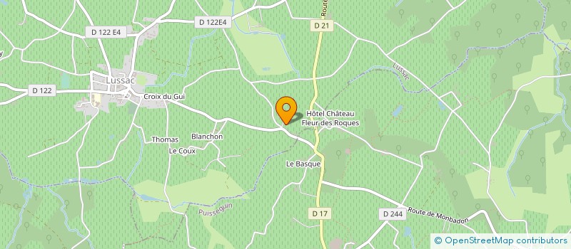 localisation de l'entreprise MONSIEUR FRANCIS SEIZE à LUSSAC