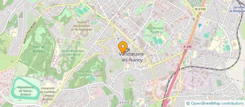 localisation de l'entreprise MONSIEUR FRANCIS SEJOURNANT  VANDUVRE-LES-NANCY