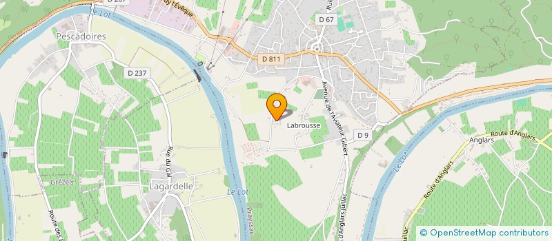 localisation de l'entreprise MONSIEUR FRANCIS SENOCQ  PRAYSSAC