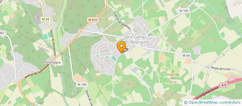 localisation de l'entreprise MONSIEUR FRANCIS SERVA à SAINT-GENIES-DES-MOURGUES