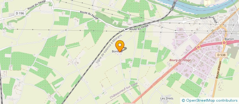 localisation de l'entreprise MONSIEUR FRANCIS SEYVET à CHATEAUNEUF-SUR-ISERE