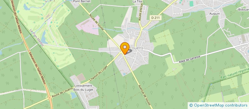 localisation de l'entreprise MONSIEUR FRANCIS SIGNEUX  LE PIAN-MEDOC