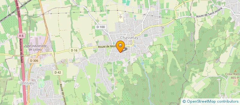 localisation de l'entreprise MONSIEUR FRANCIS SINGER  CHASSELAY