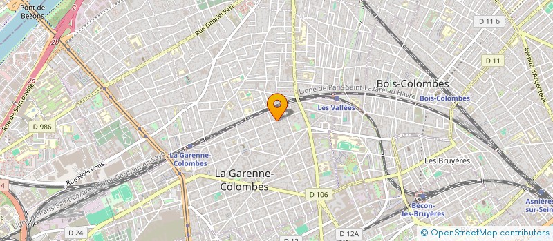 localisation de l'entreprise MONSIEUR FRANCIS SISOURATH à LA GARENNE-COLOMBES