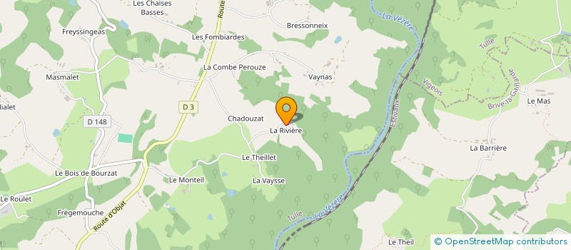 localisation de l'entreprise MONSIEUR FRANCIS SLATER à ORGNAC-SUR-VEZERE