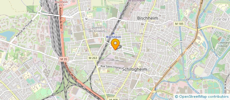 localisation de l'entreprise MONSIEUR FRANCIS STEINSCHADEN à SCHILTIGHEIM
