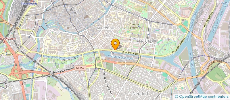 localisation de l'entreprise MONSIEUR FRANCIS STEINWACHS  STRASBOURG