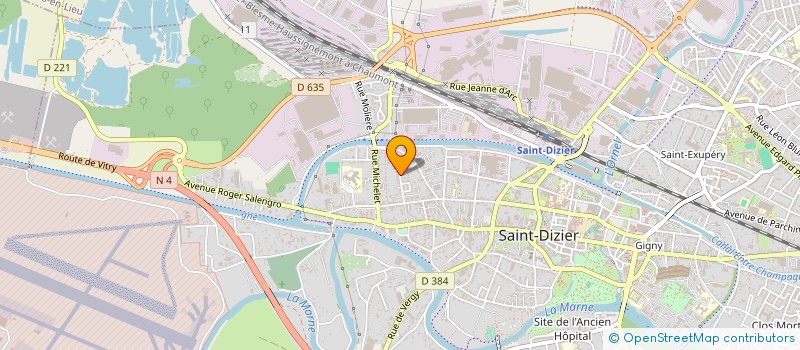 localisation de l'entreprise MONSIEUR FRANCIS STEPHAN à SAINT-DIZIER