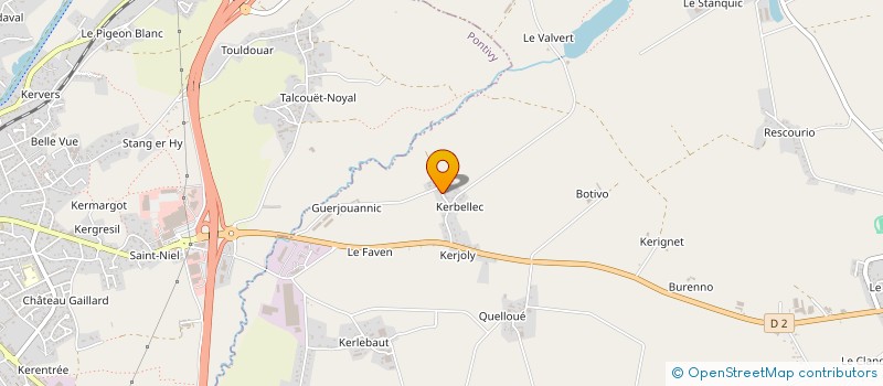 localisation de l'entreprise MONSIEUR FRANCIS STEPHAN  NOYAL-PONTIVY