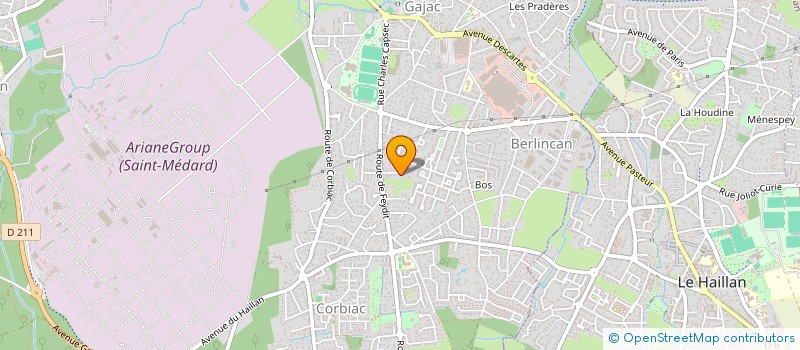 localisation de l'entreprise MONSIEUR FRANCIS STEYERT  SAINT-MEDARD-EN-JALLES