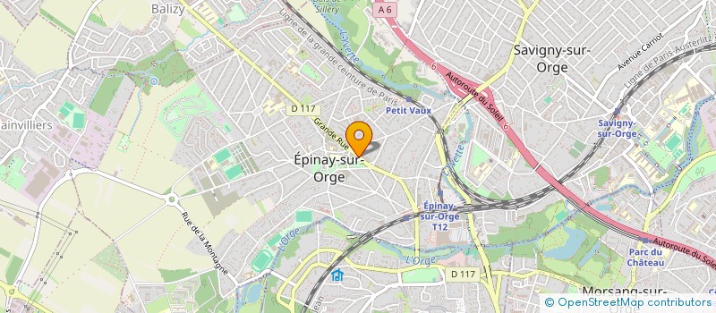 localisation de l'entreprise MONSIEUR FRANCIS TALLET  EPINAY-SUR-ORGE