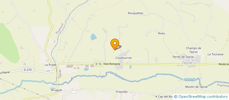 localisation de l'entreprise MONSIEUR FRANCIS TARRIDE  TAYRAC