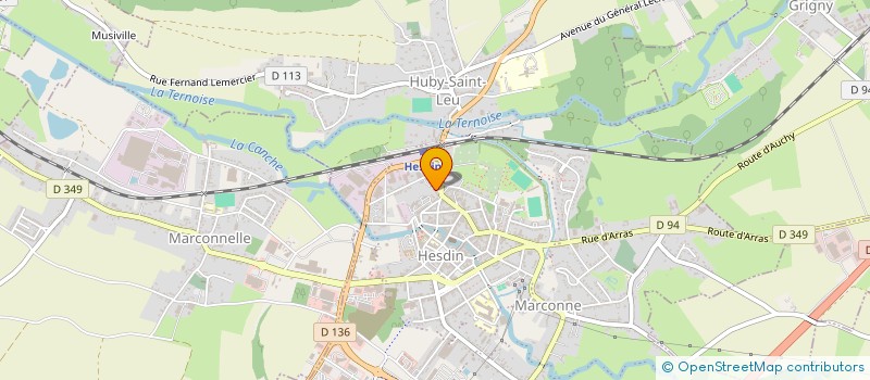 localisation de l'entreprise MONSIEUR FRANCIS TAVERNIER  FRESSIN