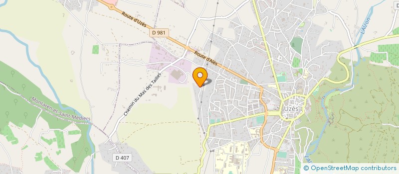 localisation de l'entreprise MONSIEUR FRANCIS TESORIO  UZES