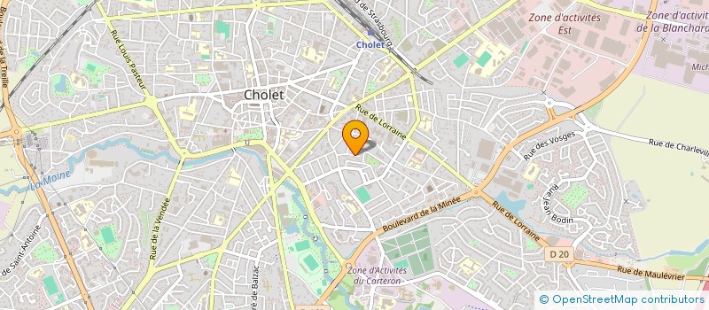 localisation de l'entreprise MONSIEUR FRANCIS TEXIER à CHOLET