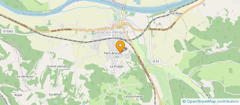 localisation de l'entreprise MONSIEUR FRANCIS TEYSSANDIER  SIORAC-EN-PERIGORD