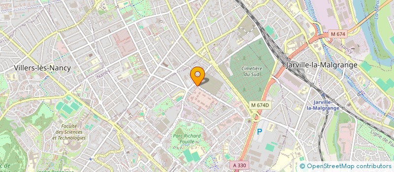 localisation de l'entreprise MONSIEUR FRANCIS THIERRY BOULANGER  VANDUVRE-LES-NANCY