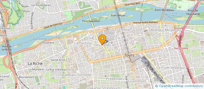 localisation de l'entreprise MONSIEUR FRANCIS THIVAULT  TOURS