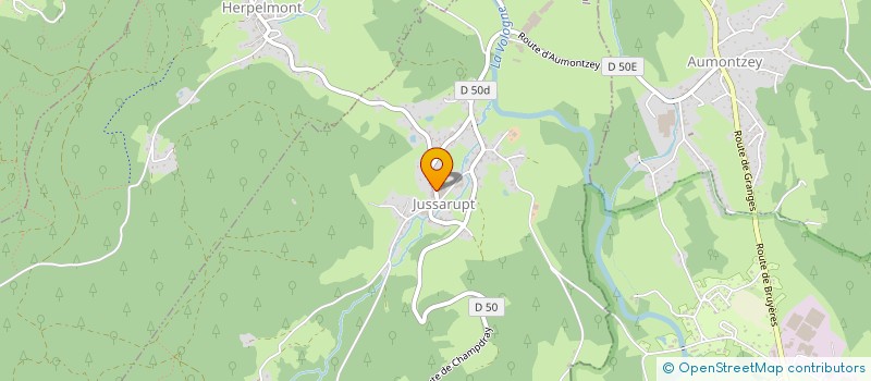 localisation de l'entreprise MONSIEUR FRANCIS THURIOT  GRANGES-AUMONTZEY