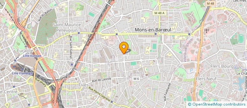 localisation de l'entreprise MONSIEUR FRANCIS THYRANT à MONS-EN-BARŒUL