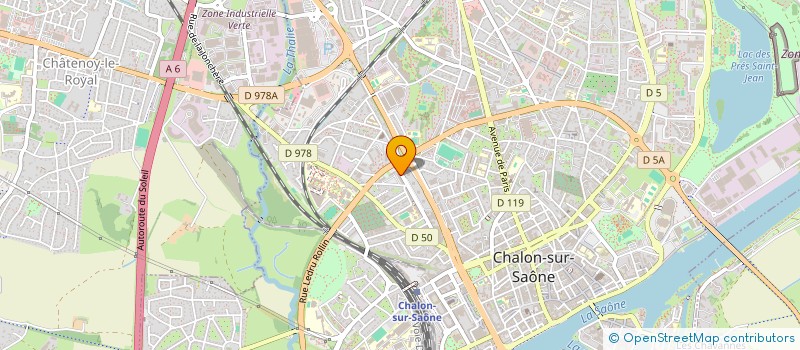 localisation de l'entreprise MONSIEUR FRANCIS TIDJANI  CHALON-SUR-SAONE