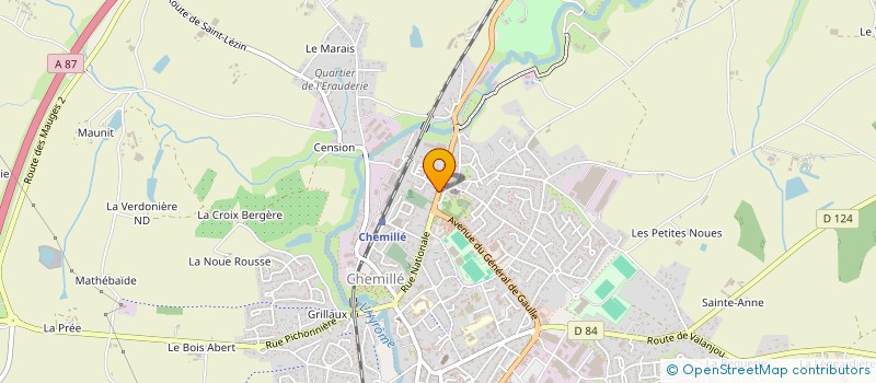 localisation de l'entreprise MONSIEUR FRANCIS TIJOU  CHEMILLE-EN-ANJOU