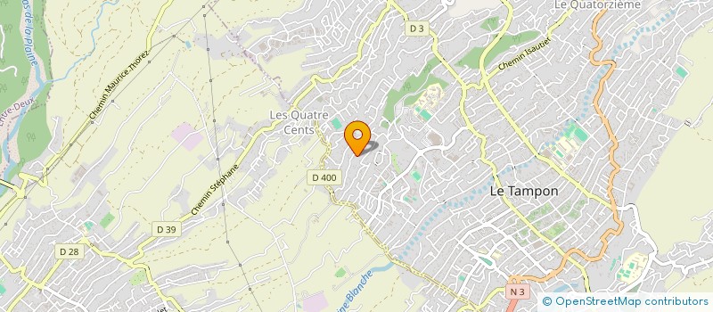 localisation de l'entreprise MONSIEUR FRANCIS TOINETTE  LE TAMPON