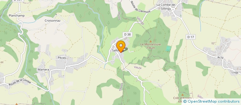 localisation de l'entreprise MONSIEUR FRANCIS TONNELIER  THUSY