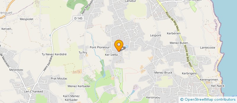 localisation de l'entreprise MONSIEUR FRANCIS TOUCHARD  FOUESNANT