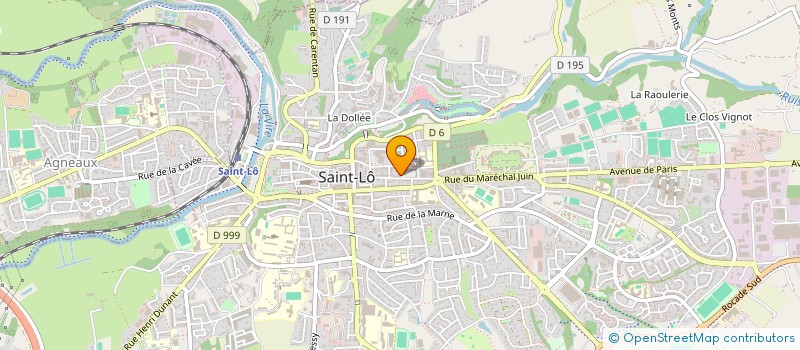 localisation de l'entreprise MONSIEUR FRANCIS TRAVERS  SAINT-LO