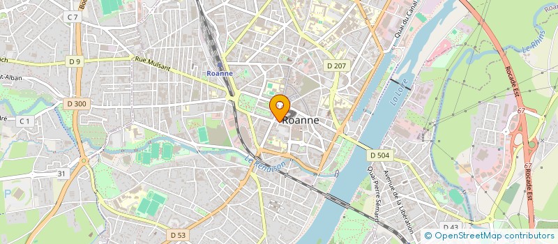 localisation de l'entreprise MONSIEUR FRANCIS TROCELLIER  ROANNE