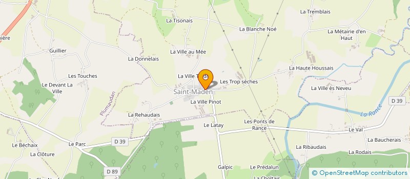 localisation de l'entreprise MONSIEUR FRANCIS TROUCHARD à SAINT JOUAN DE L'ISLE