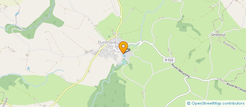 localisation de l'entreprise MONSIEUR FRANCIS TROUCHE  DURENQUE