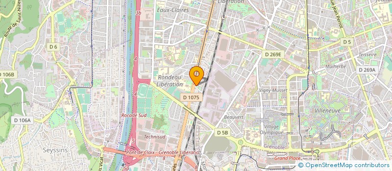 localisation de l'entreprise MONSIEUR FRANCIS TROUILLOUD  GRENOBLE