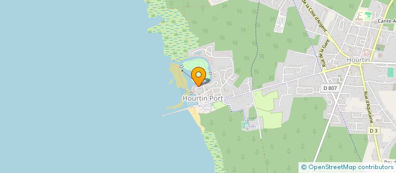 localisation de l'entreprise MONSIEUR FRANCIS TURPE  HOURTIN