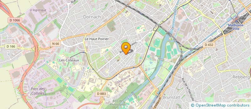 localisation de l'entreprise MONSIEUR FRANCIS ULLMANN  MULHOUSE