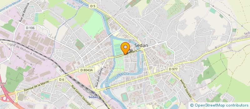 localisation de l'entreprise MONSIEUR FRANCIS USSEGLIO VIRETTA à SEDAN