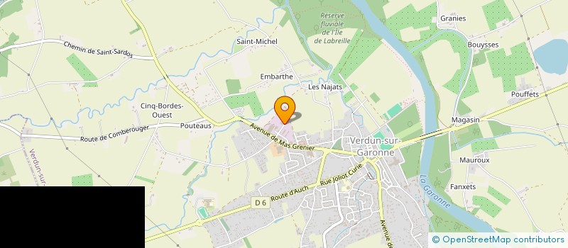 localisation de l'entreprise MONSIEUR FRANCIS VALETTE  LA TREMBLADE