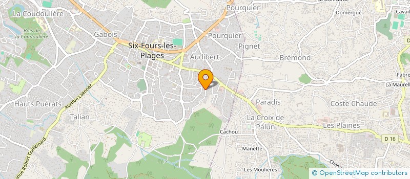 localisation de l'entreprise MONSIEUR FRANCIS VALLADE à SIX-FOURS-LES-PLAGES