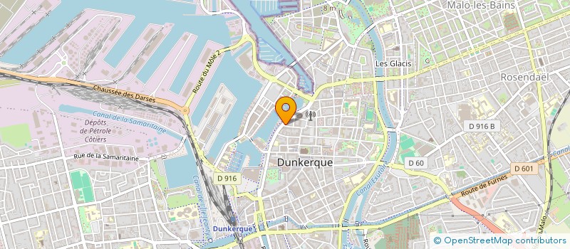 localisation de l'entreprise MONSIEUR FRANCIS VANDERBAUWEDE à DUNKERQUE